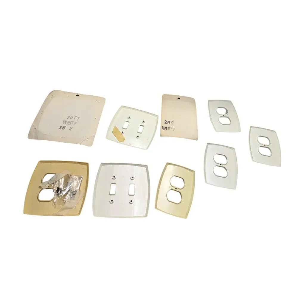 Edmar Creation Vintage Greek Key Wall Plates Lot 9pc Switch Outlet Covers - Picture 2 of 6